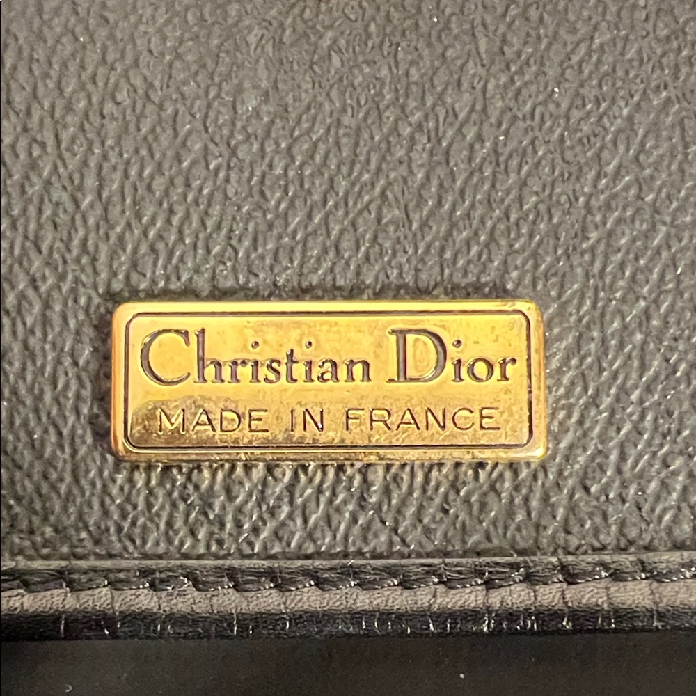 Dior Vintage Honeycomb Black Crossbody Bag - Picture 2 of 9